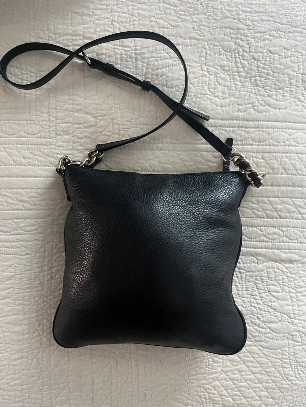 Kate Spade New York Cobble Hill Ellen Black Leather Crossbody Bag